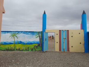 إنجاز أشغال تحويل موقع الباب الرئيسي لوحدة الكليتة وتأهيل المدخل