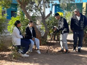 في نادي الإبداع الفني: كواليس حية لتصوير الفيلم التربوي الهادف « كابوس »